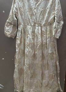 ZUDIO White &amp; Gold Kurta