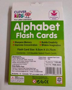 Alphabets Flash Cards For Kids