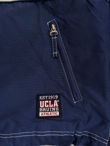 Y2K UCLA Striped Pullover Jacket