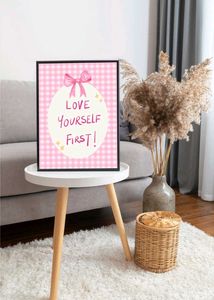 Love Yourself First Artwork with frame