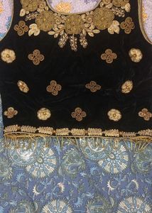 Velvet Zardosi Black Blouse