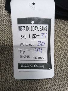 I@31 Size-30 Straight Jeans