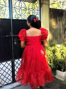 Red Cloud Dress