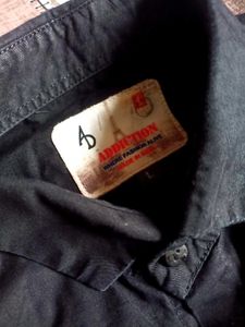 Black Shirt For Men Pure Cotton