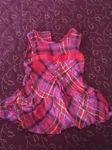 Cute Plaid Baby Dress