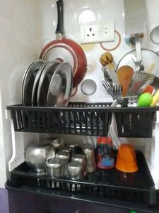 Two-Tier Kitchen Dish Rack