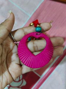 Colorful Beaded Heart Necklace