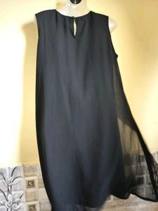 Black Sheer Layer Dress Large/ XL Size