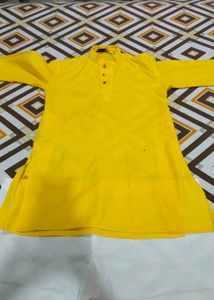 Vibrant Yellow Kurta Set!!!Puja Special