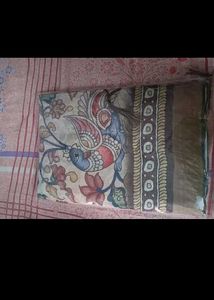 Tussar Kalamkari Saree