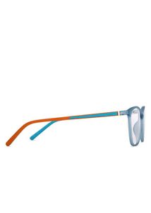 Sky Blue Orange Full Rim Rectangle Lenskart Air