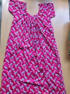 Pink Paisley Nightgown