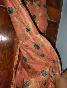 Embroidered Indian Gown