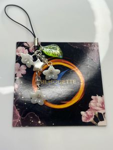 flower phone charm