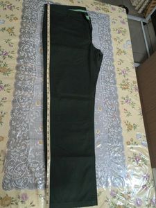 Olive Green Straight Leg Pants
