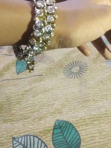 Silver stone Bracelet