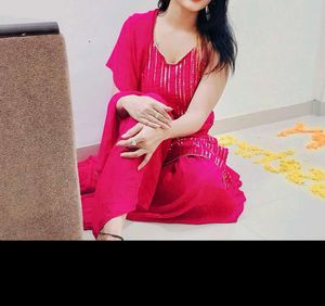 Pink Plazo Kurta Set