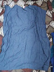 Stylish Blue Tunic Top