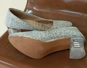 Sparkly Ballerinas used only once 24 cm N 9.5 Inch