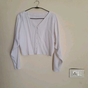 White Oversize Top