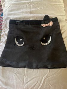 Stylish Black Cat Skirt From H&M