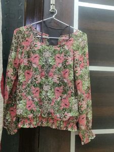 Floral Print Top