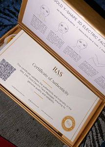 24 Gold Y-Shape 3D Electric Face &amp; Body Massager