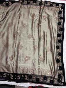 Saree With Stitched Blouse