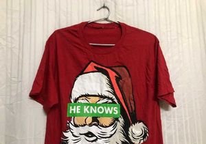 Red Short Sleeve Printed T Shirt