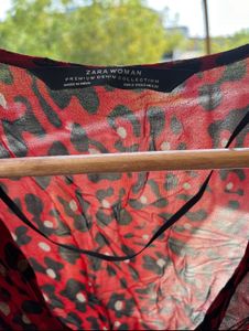 Zara Animal Print Duster