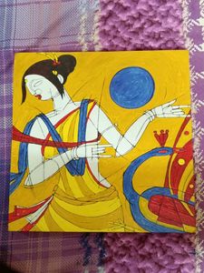 Abstract Geisha Painting