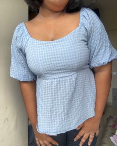 Korean Peplum Top