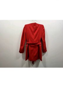 Zara Red Wrap Blazer Dress