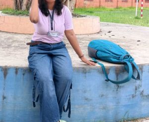 Pink Checked Top