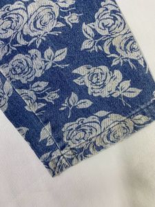 Casual Jeans With Floral Printing