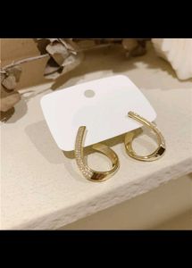 Elegant Gold Tone Earrings