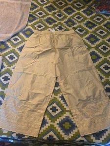 Embroidered Palazzo Pants