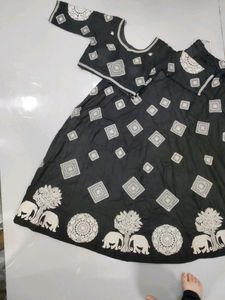 B/W Chaniya Choli Set