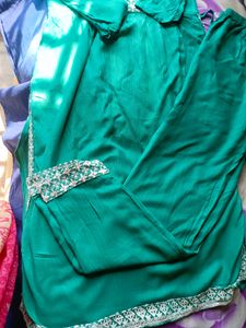 Long Kirti With Plain Pant