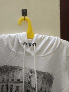 Classic and Stylish White Hoodie.