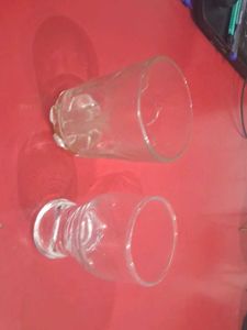 Two Unique Drinking Glasses