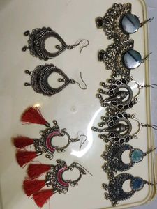 Each 30 Rs Or 200 Coin Boho Statement Earring Bund