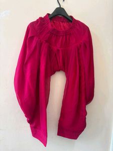 Pink Sleeveless Suit