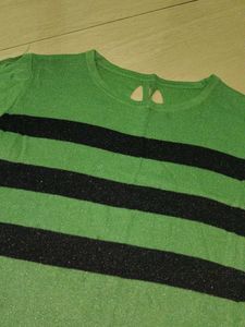 Striped Green Top