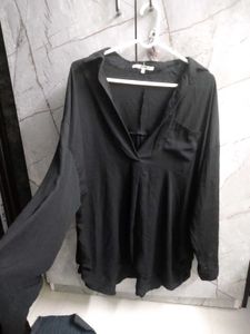 V neck oversized top