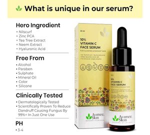 Avimee Skin 10% Vitamin C Face Serum