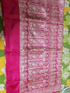 Pink Banarasi Silk Saree