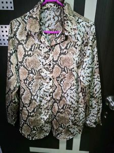 Leopard Print Long Sleeve Shirt