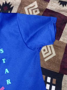 Blue Graphic Print T-Shirt