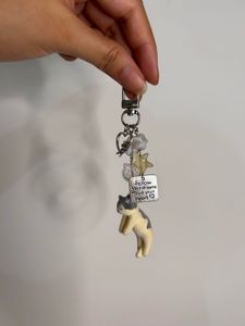Japanese Gatcha Cat Keychain